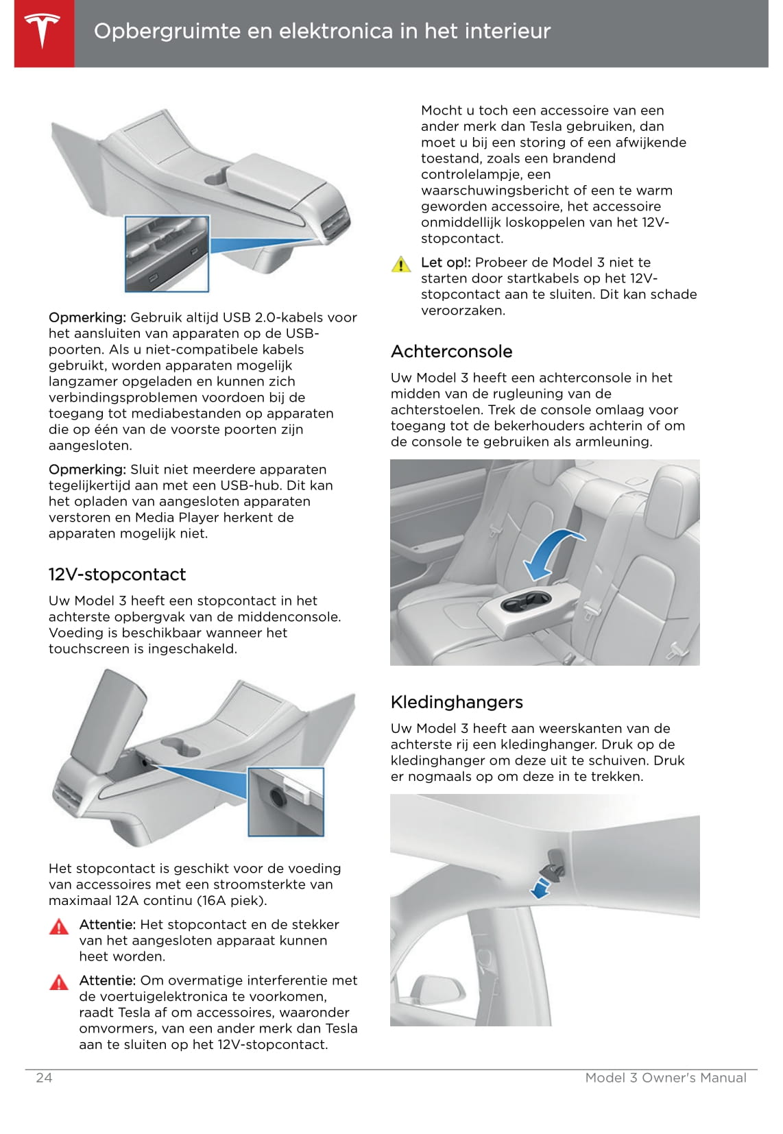 2019 Tesla Model 3 Gebruikershandleiding | Nederlands