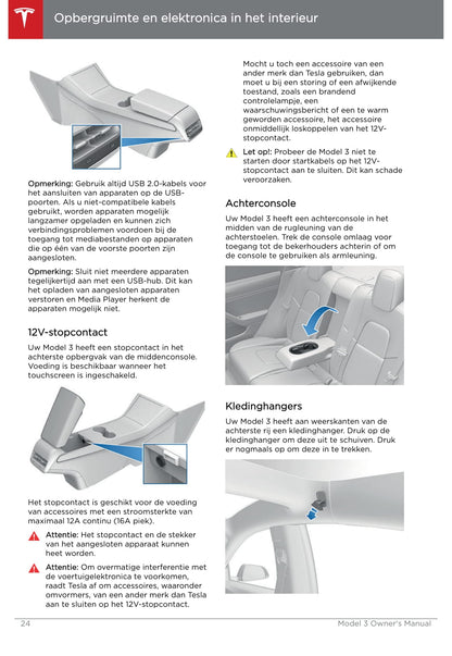 2019 Tesla Model 3 Gebruikershandleiding | Nederlands