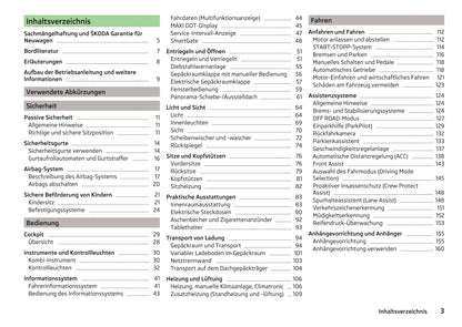 2016-2017 Skoda Octavia Owner's Manual | German