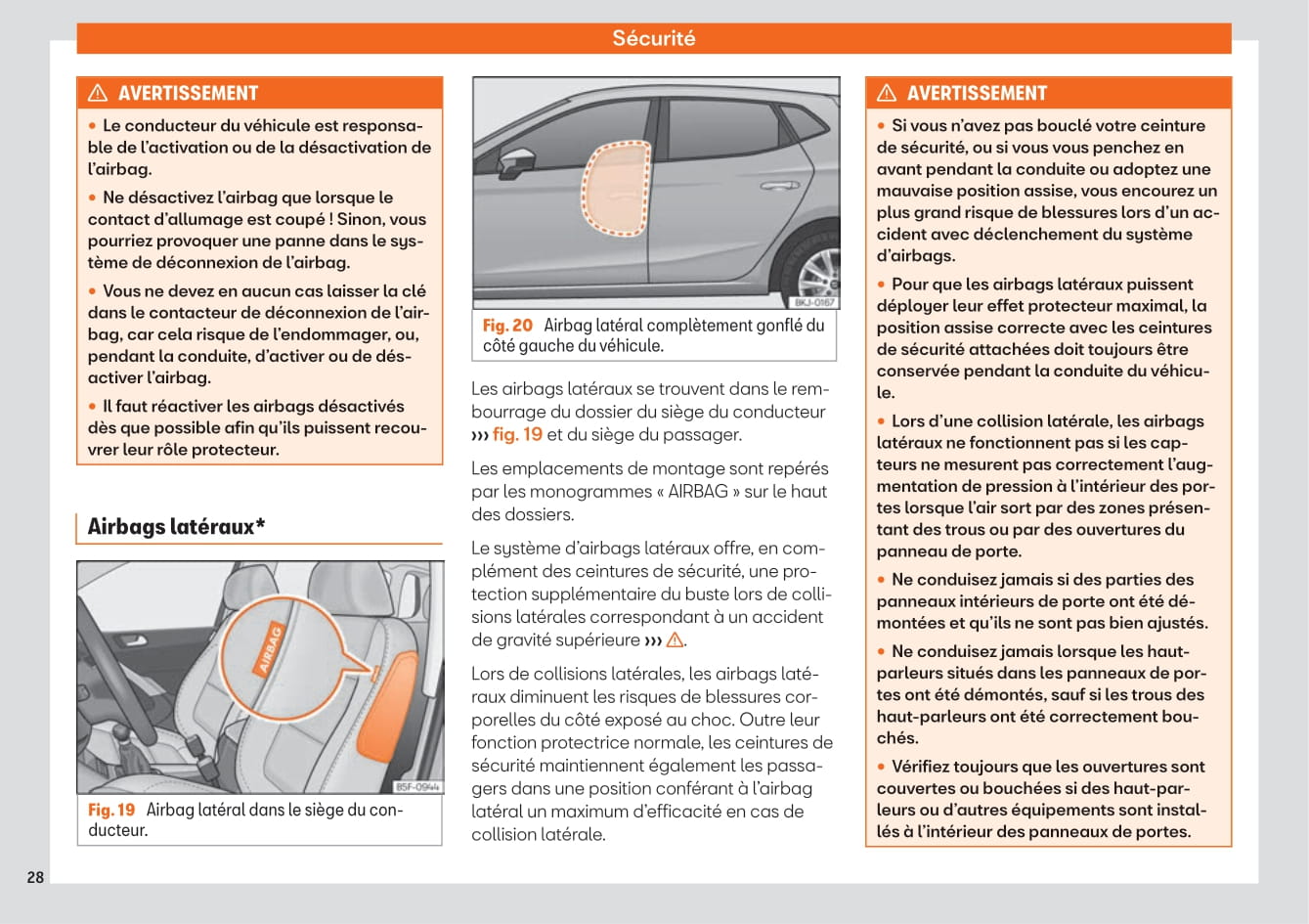 2019-2020 Seat Ibiza Owner's Manual | French