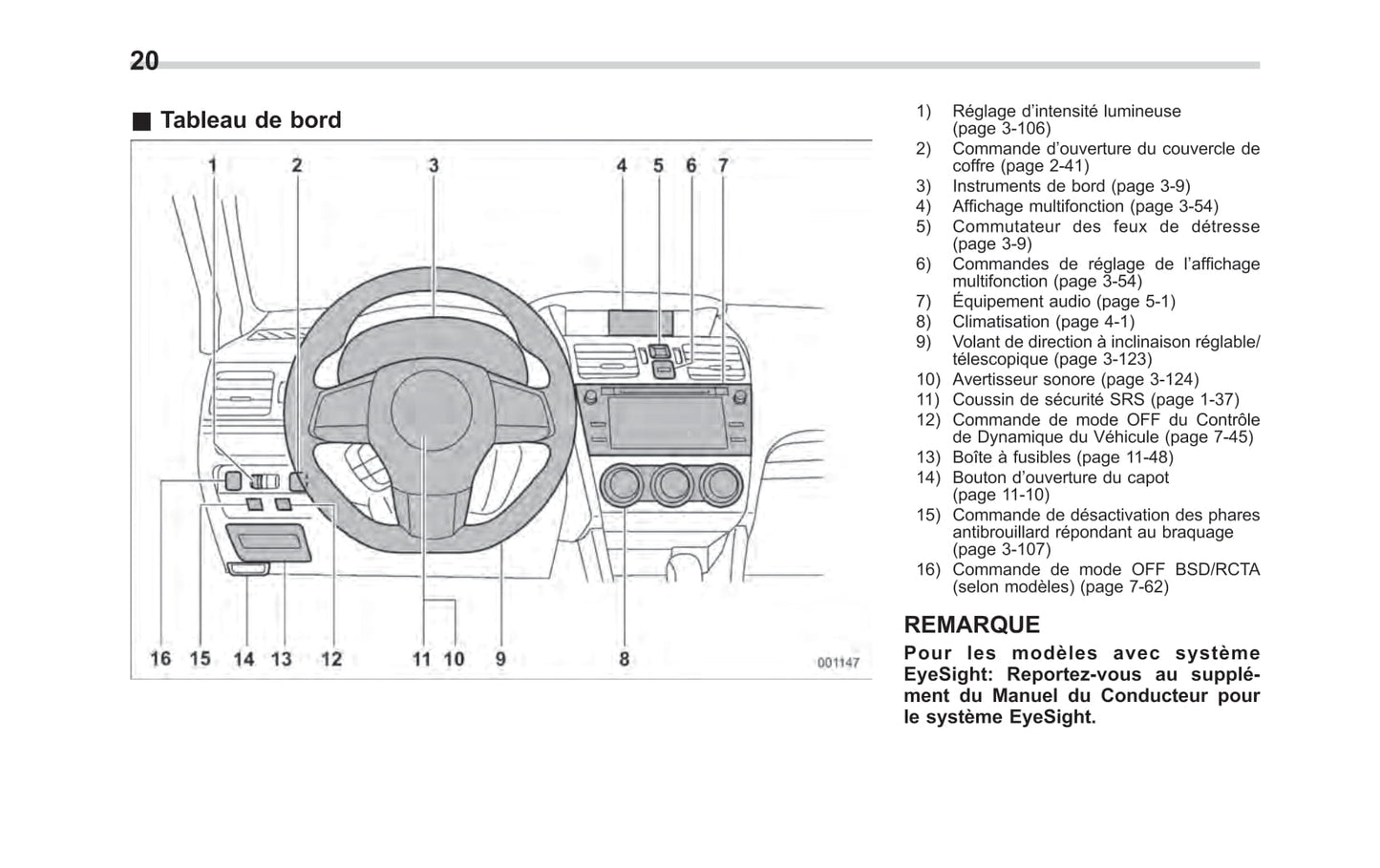 2017 Subaru WRX/WRX STI Owner's Manual | French