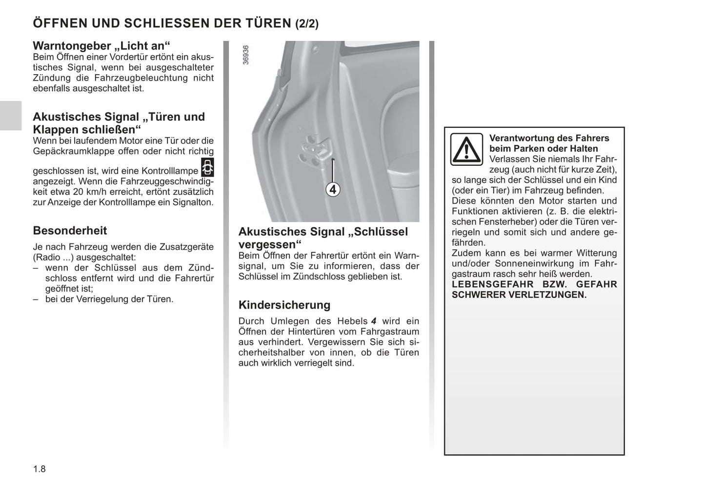 2021-2022 Renault Twingo Owner's Manual | German