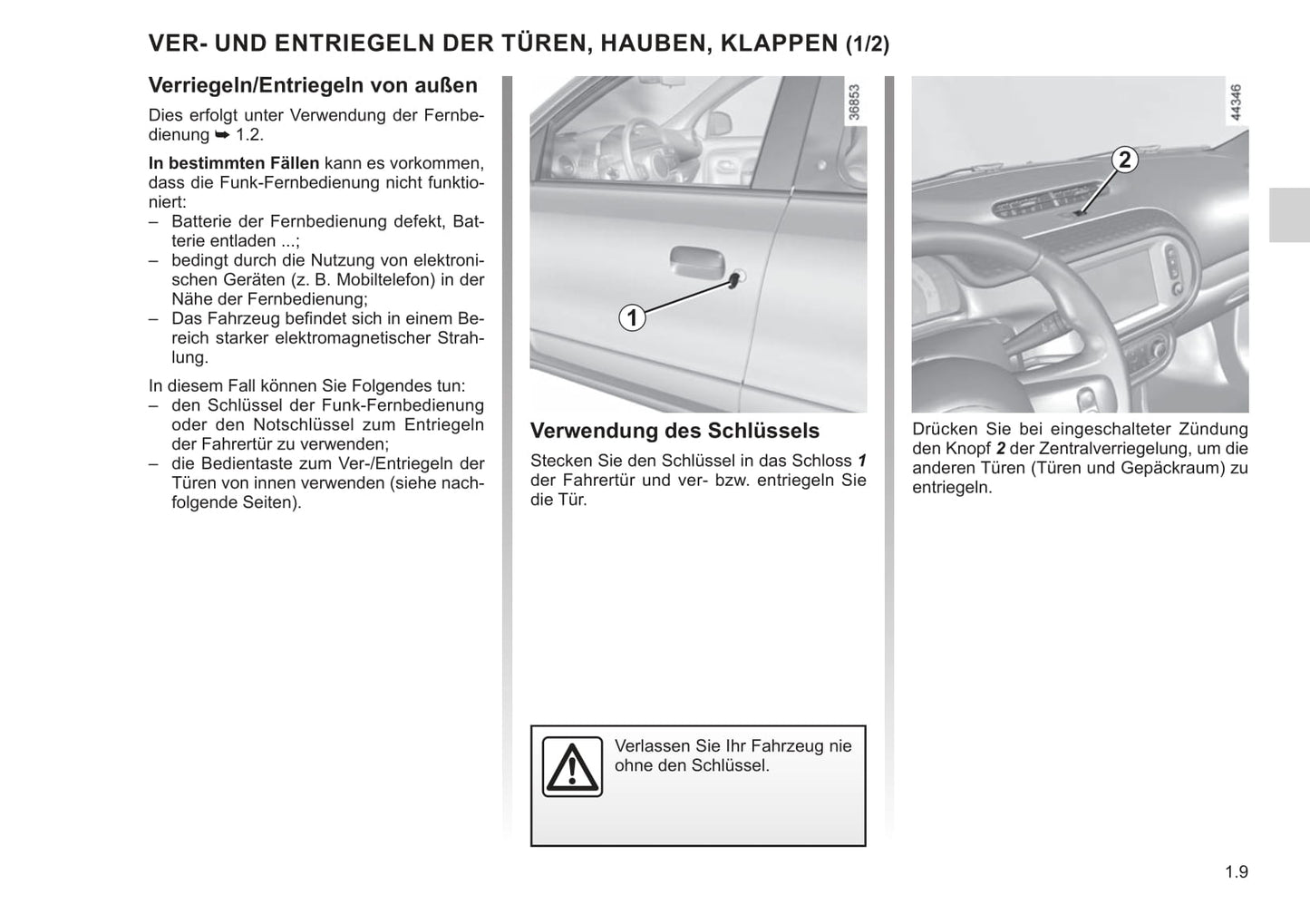 2021-2022 Renault Twingo Owner's Manual | German