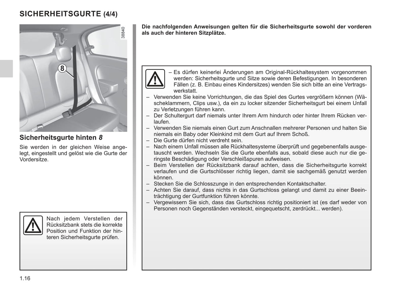 2021-2022 Renault Twingo Owner's Manual | German