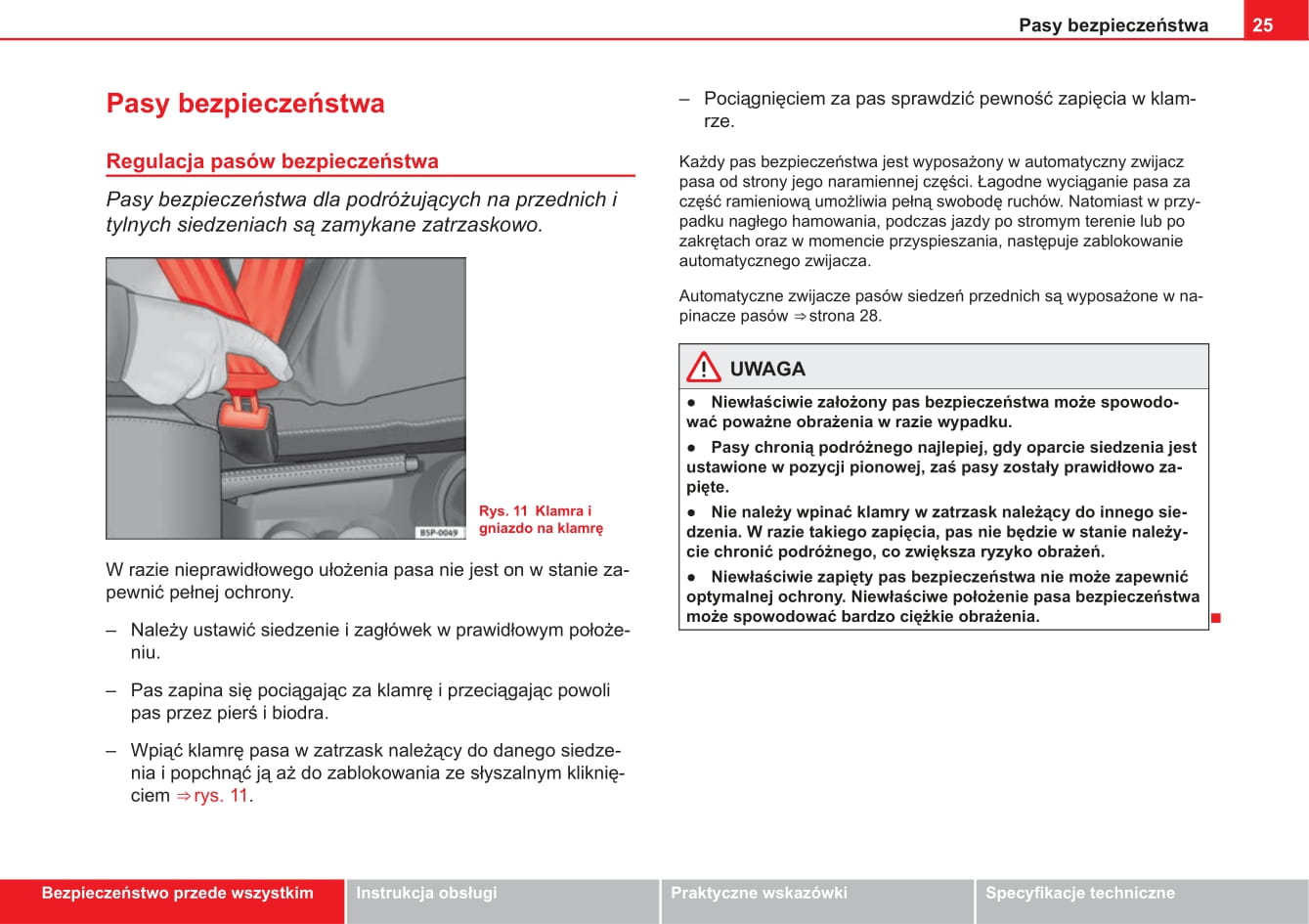 2012-2015 Seat Ibiza Bedienungsanleitung | Polnisch