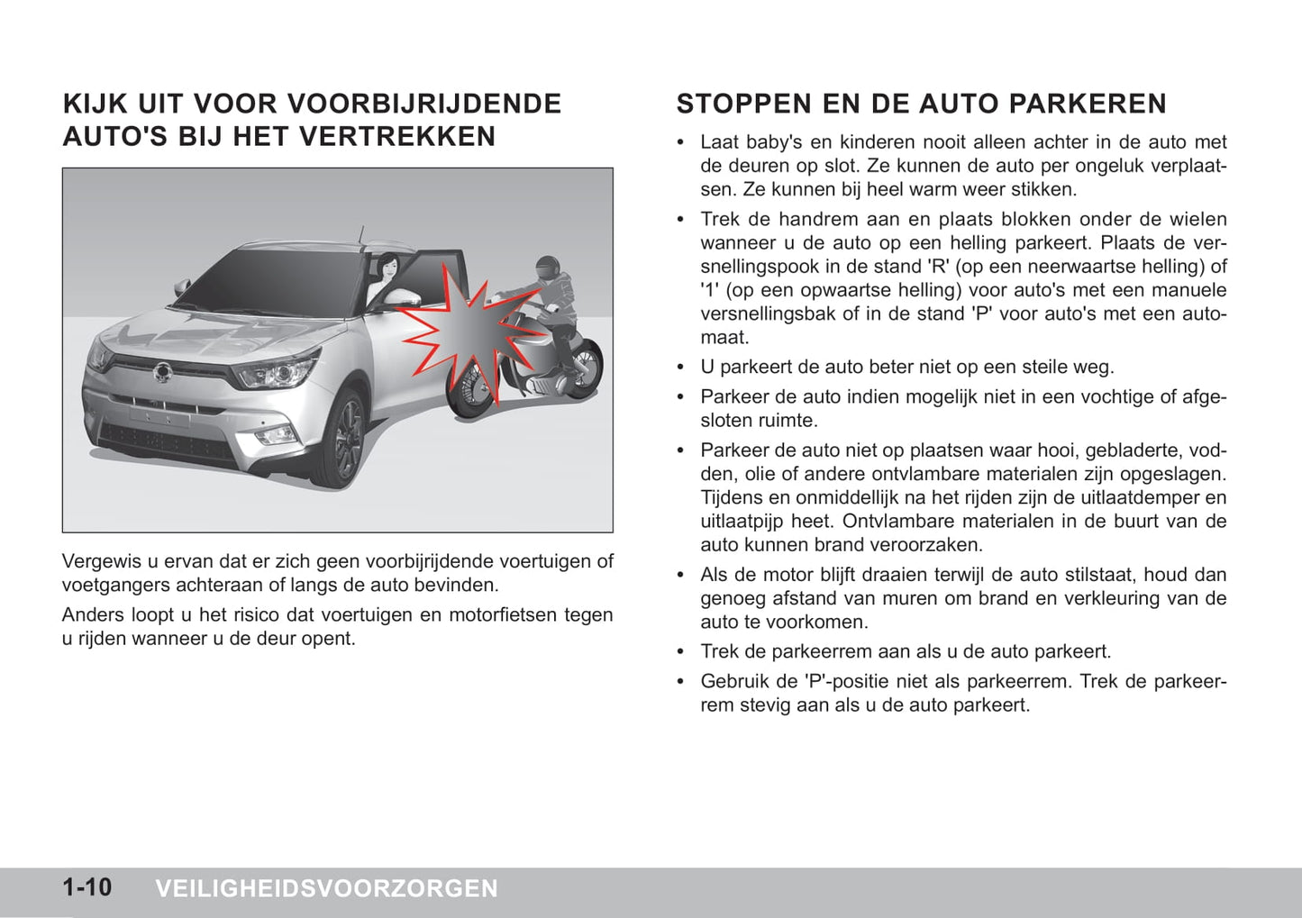 2015-2018 SsangYong Tivoli Owner's Manual | Dutch