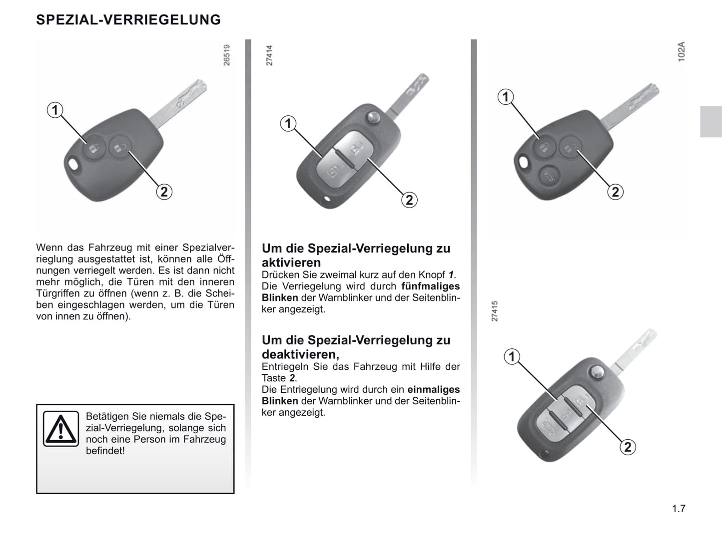 2019-2020 Renault Master Owner's Manual | German