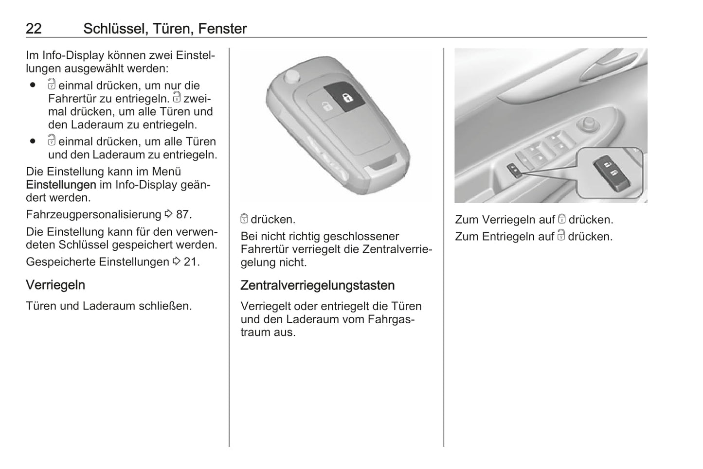 2018 Opel Karl Owner's Manual | German