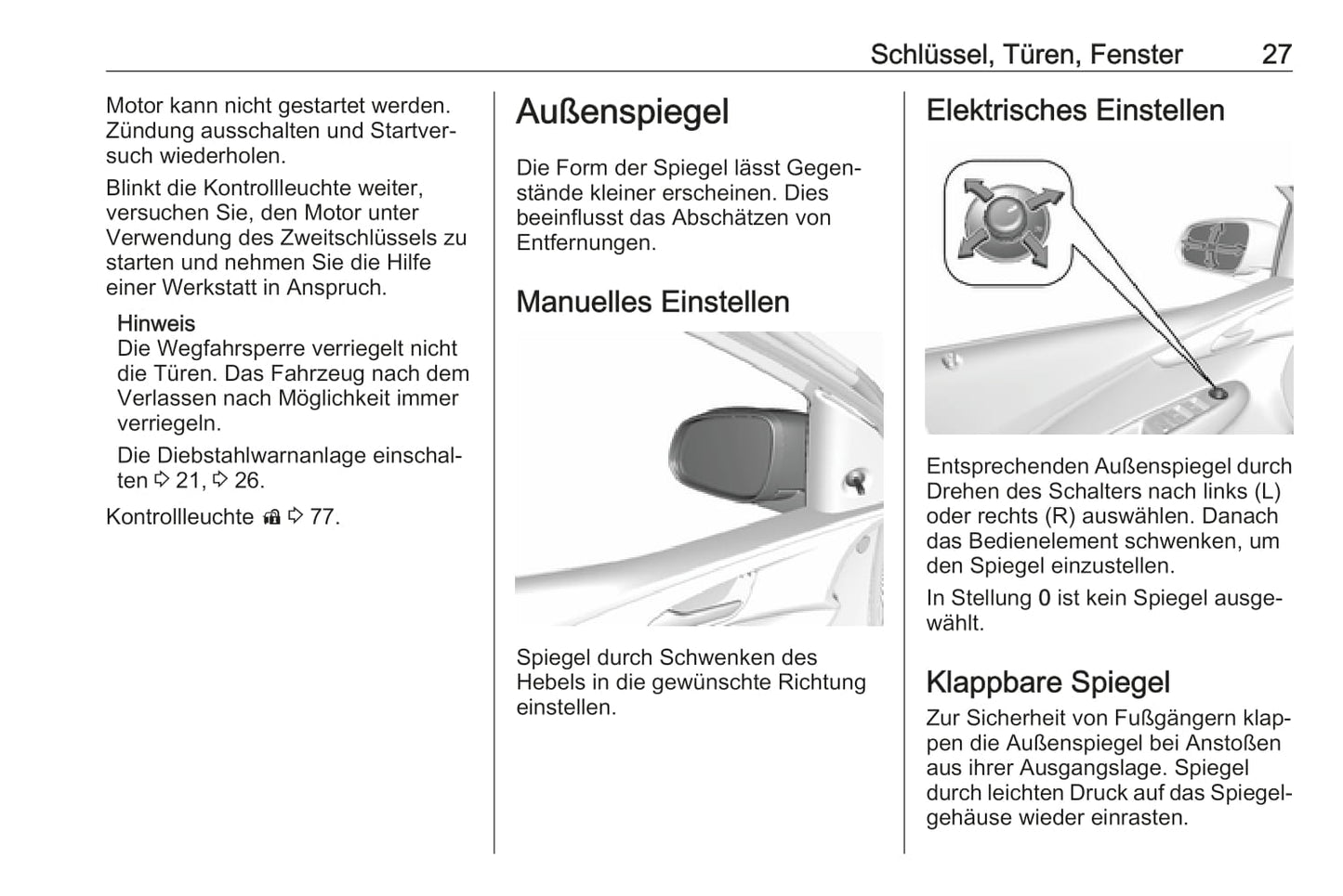 2018 Opel Karl Owner's Manual | German