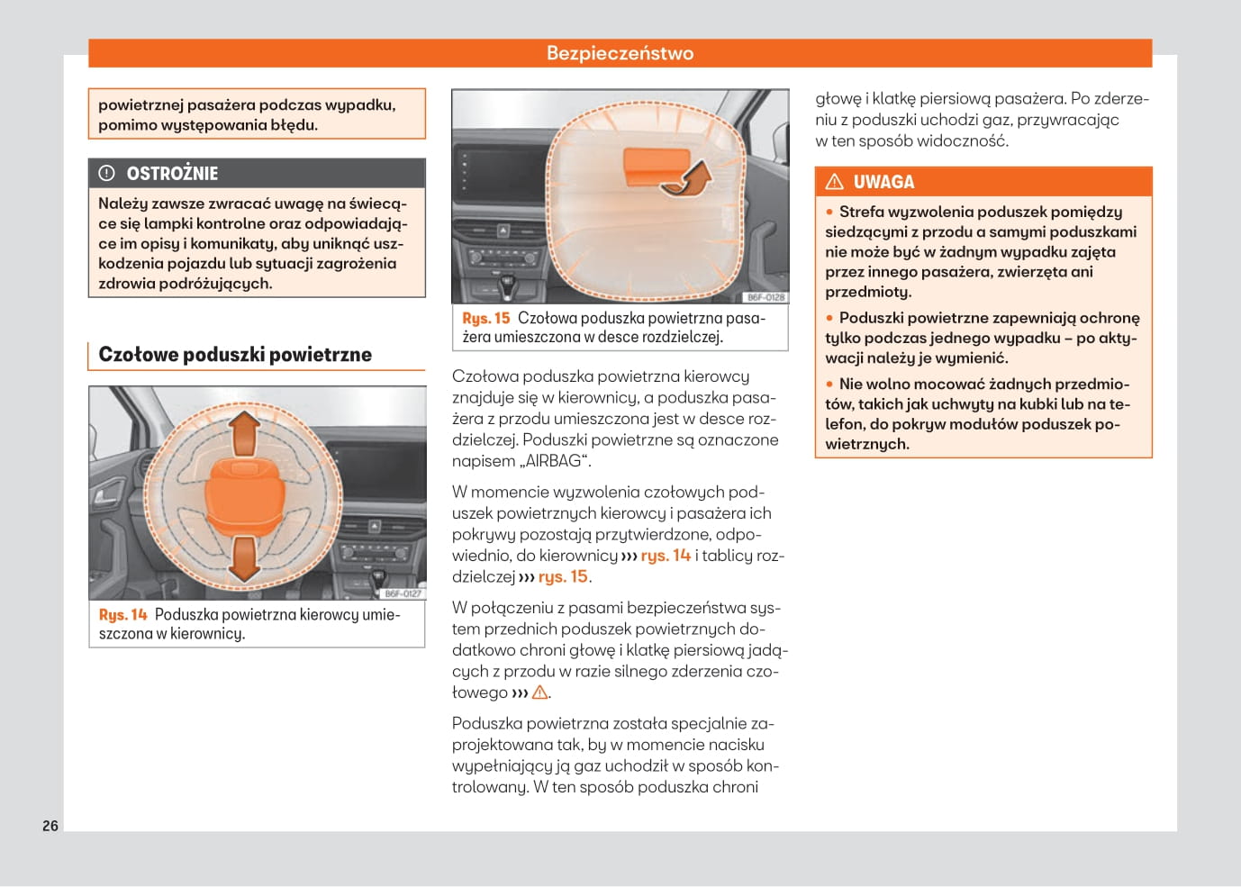 2021-2022 Seat Arona Owner's Manual | Polish