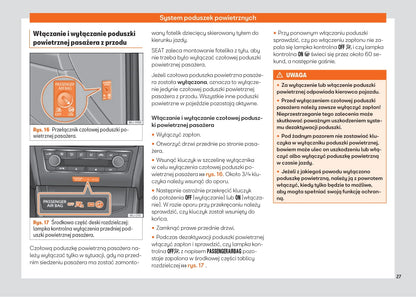 2021-2022 Seat Arona Owner's Manual | Polish