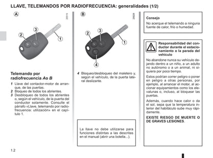 2018-2019 Renault Trafic Owner's Manual | Spanish