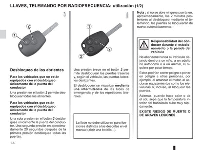 2018-2019 Renault Trafic Owner's Manual | Spanish