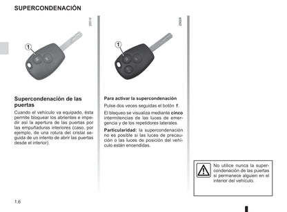 2018-2019 Renault Trafic Owner's Manual | Spanish