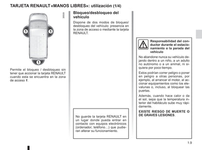 2018-2019 Renault Trafic Owner's Manual | Spanish