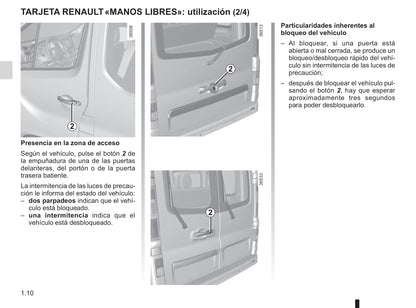 2018-2019 Renault Trafic Owner's Manual | Spanish