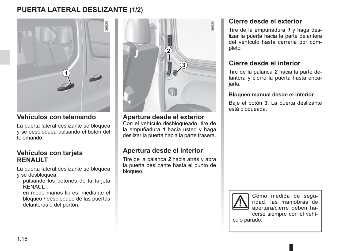 2018-2019 Renault Trafic Owner's Manual | Spanish