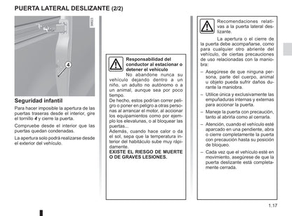 2018-2019 Renault Trafic Owner's Manual | Spanish