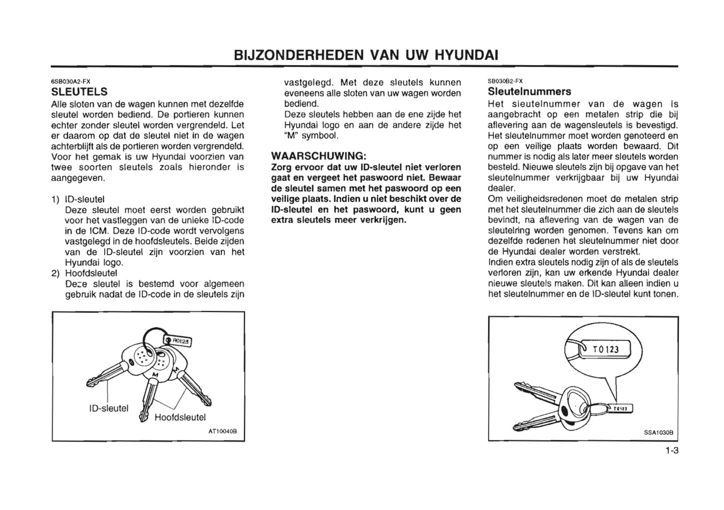 1996-1997 Hyundai Lantra Gebruikershandleiding | Nederlands