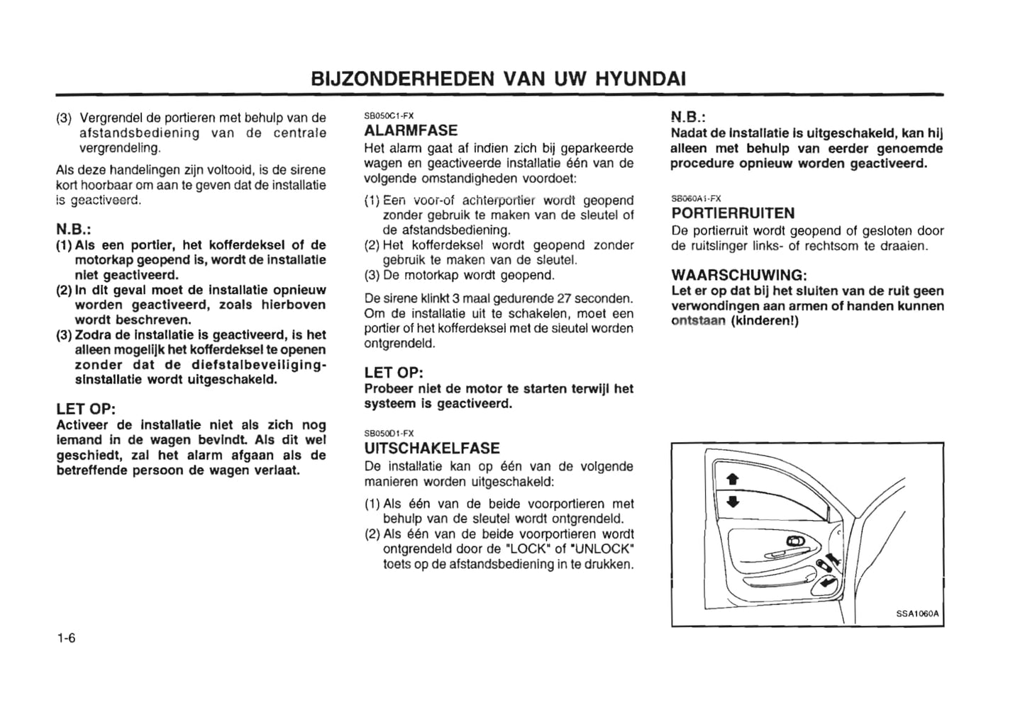 1996-1997 Hyundai Lantra Gebruikershandleiding | Nederlands