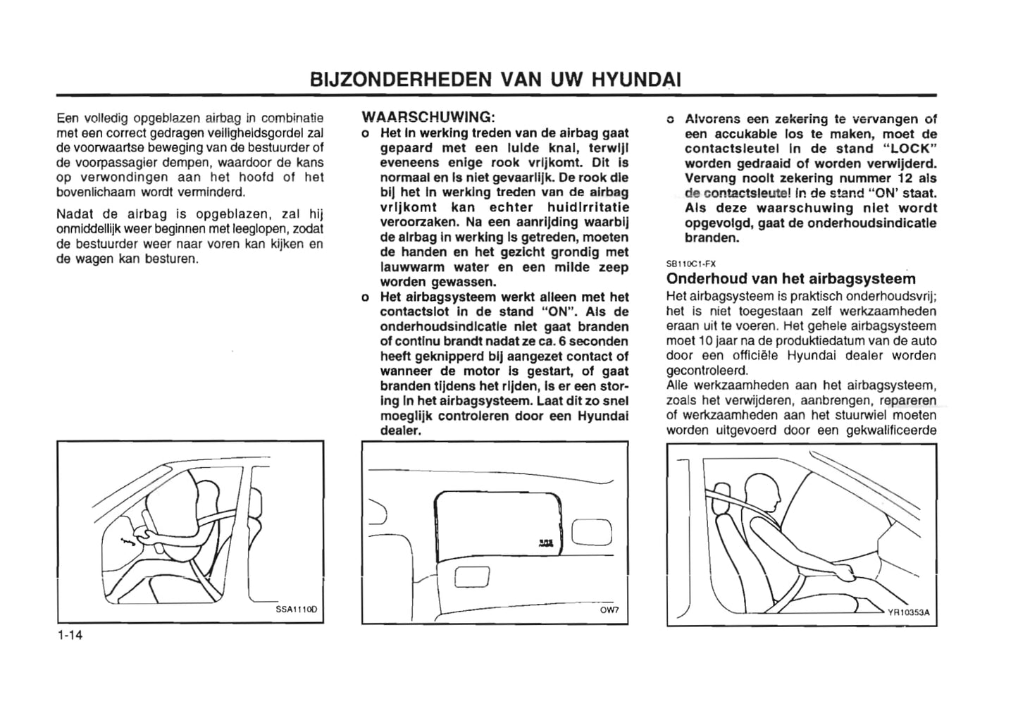 1996-1997 Hyundai Lantra Gebruikershandleiding | Nederlands