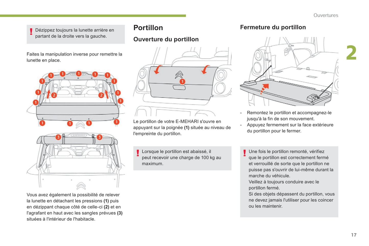 2017-2019 Citroën e-Méhari Owner's Manual | French