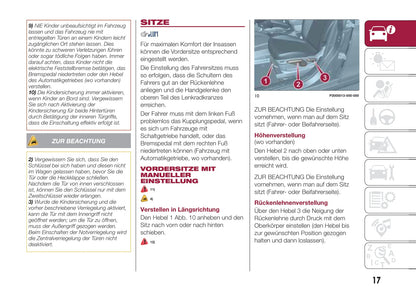 2017-2018 Fiat Tipo Gebruikershandleiding | Duits