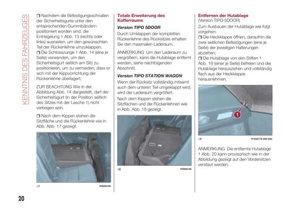 2017-2018 Fiat Tipo Gebruikershandleiding | Duits