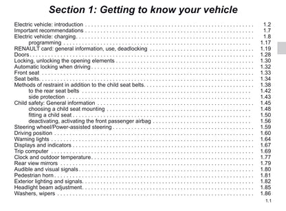 2018-2019 Renault Zoe Owner's Manual | English