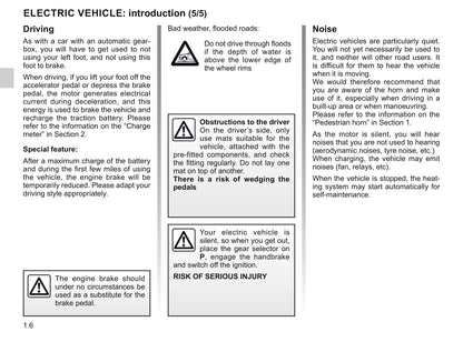 2018-2019 Renault Zoe Owner's Manual | English