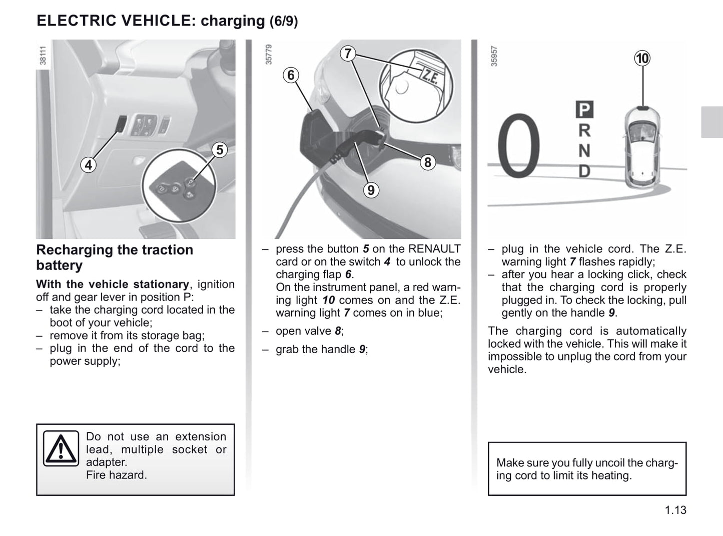 2018-2019 Renault Zoe Owner's Manual | English