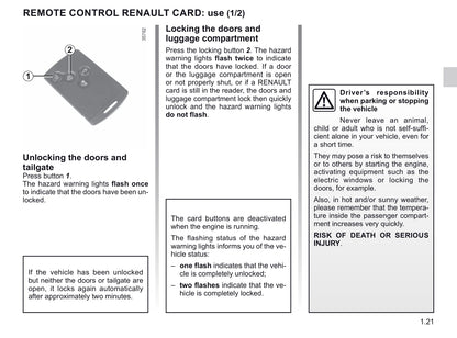 2018-2019 Renault Zoe Owner's Manual | English