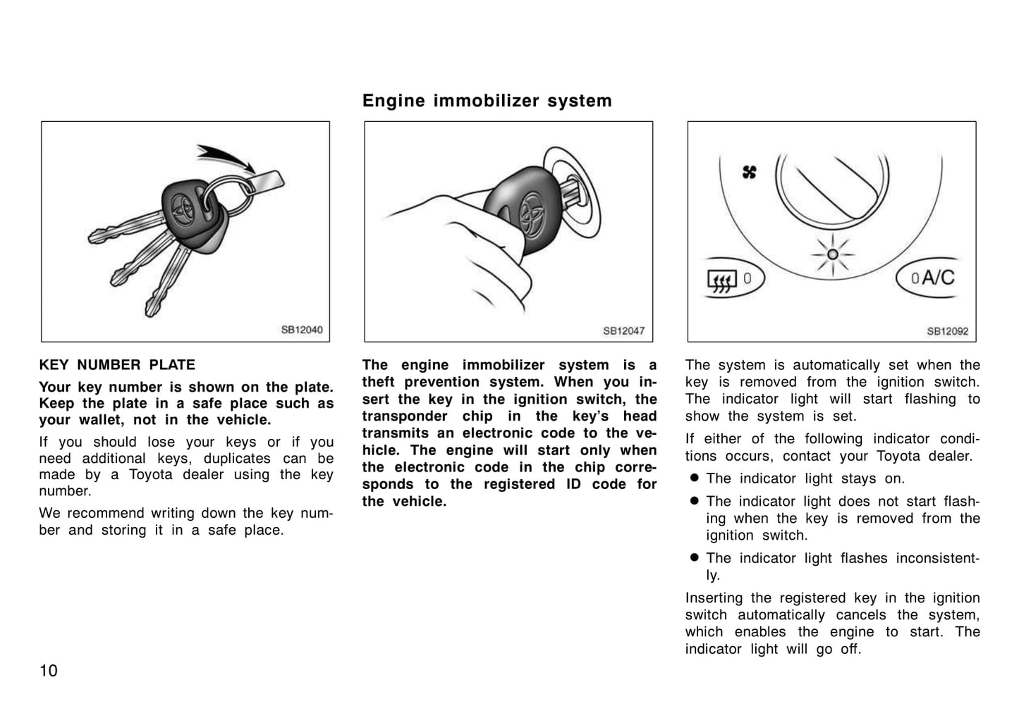 2005 Toyota MR2 Owner's Manual | English