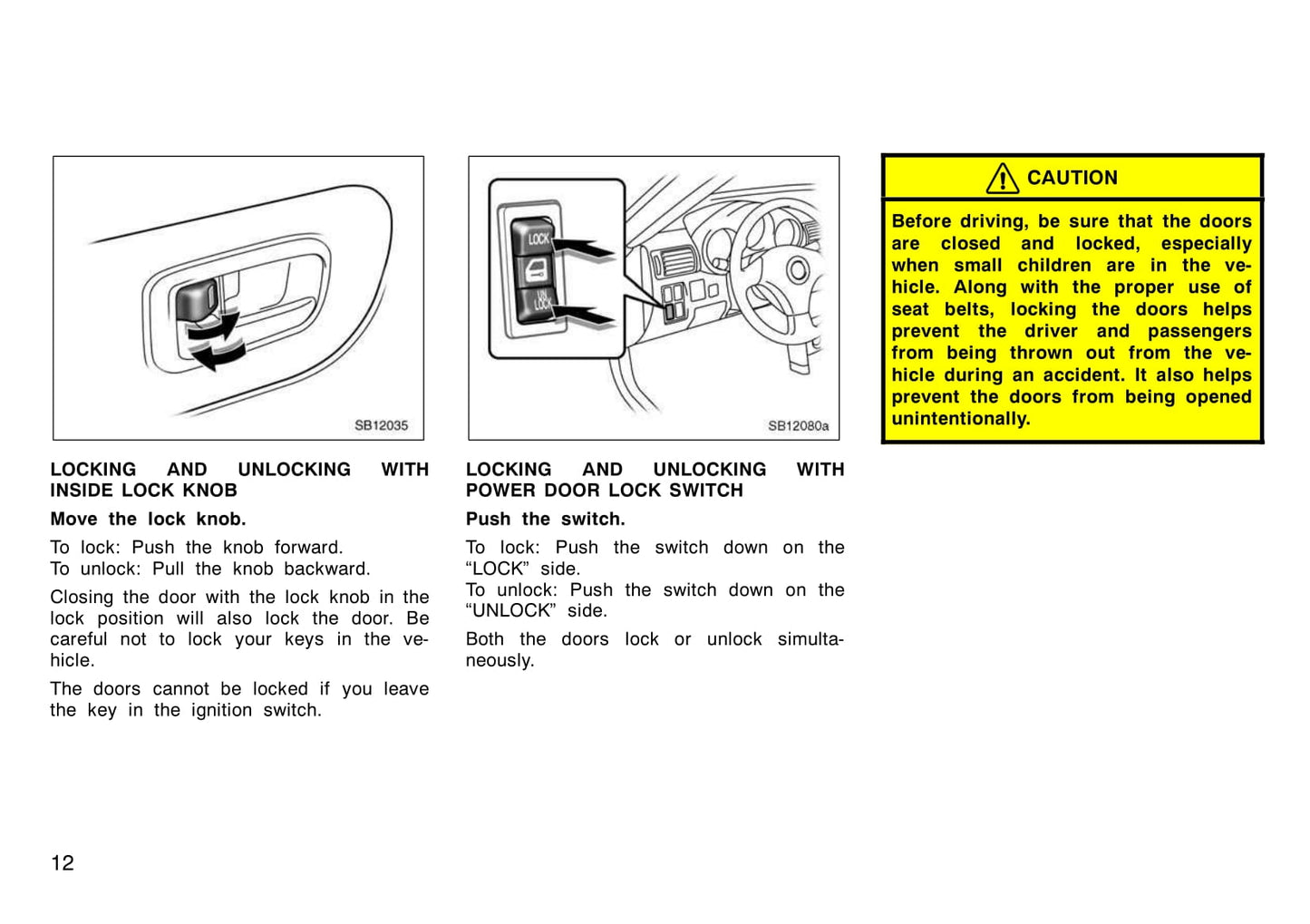 2005 Toyota MR2 Owner's Manual | English