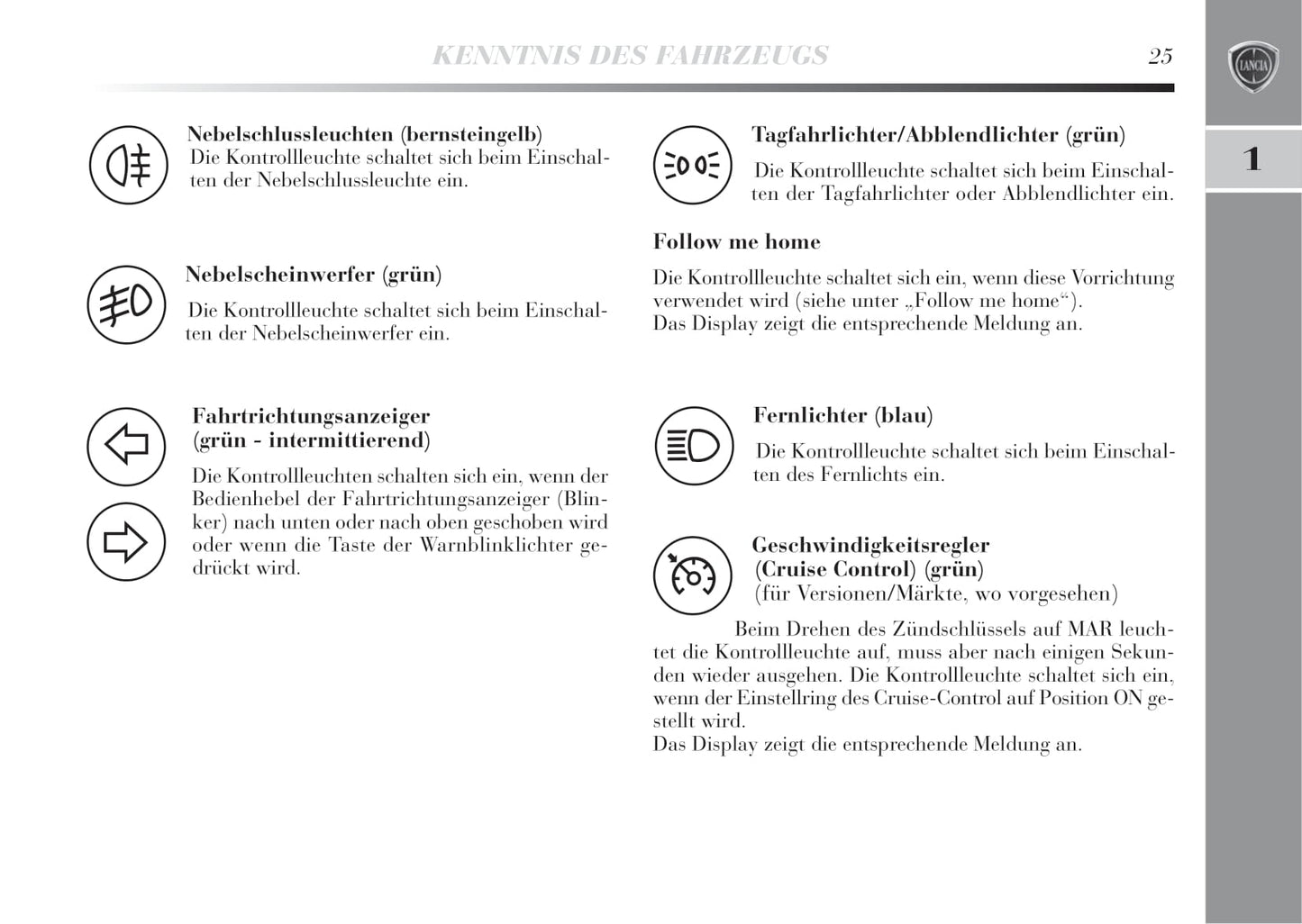 2011-2015 Lancia Delta Bedienungsanleitung | Deutsch