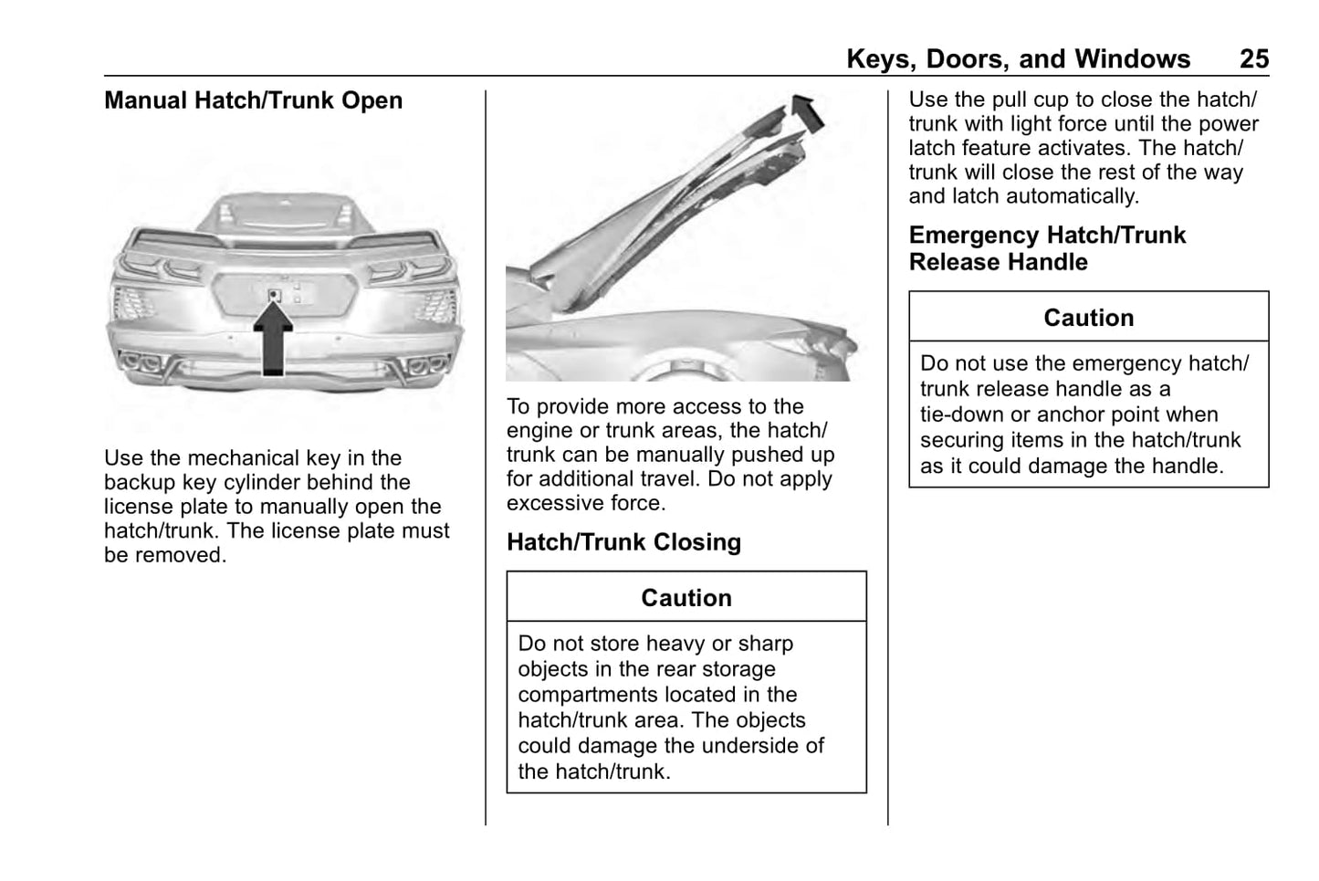 2020 Chevrolet Corvette Owner's Manual | English