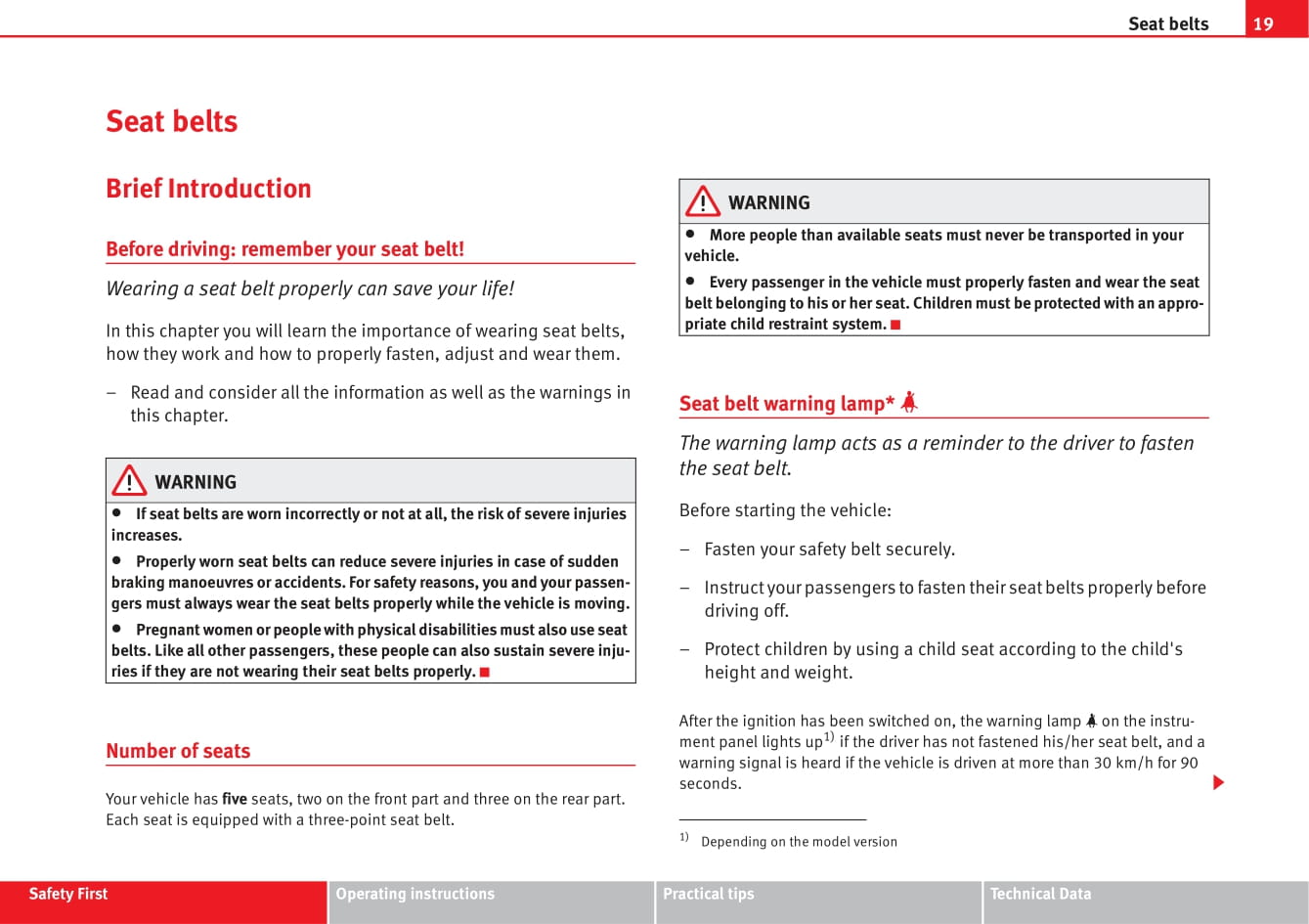 2009-2010 Seat Altea Owner's Manual | English