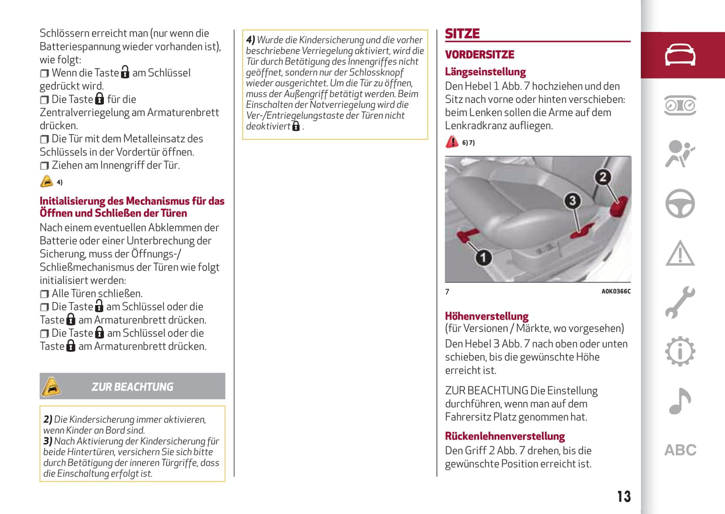 2014-2016 Alfa Romeo Giulietta Bedienungsanleitung | Deutsch