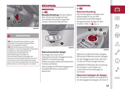 2014-2016 Alfa Romeo Giulietta Bedienungsanleitung | Deutsch