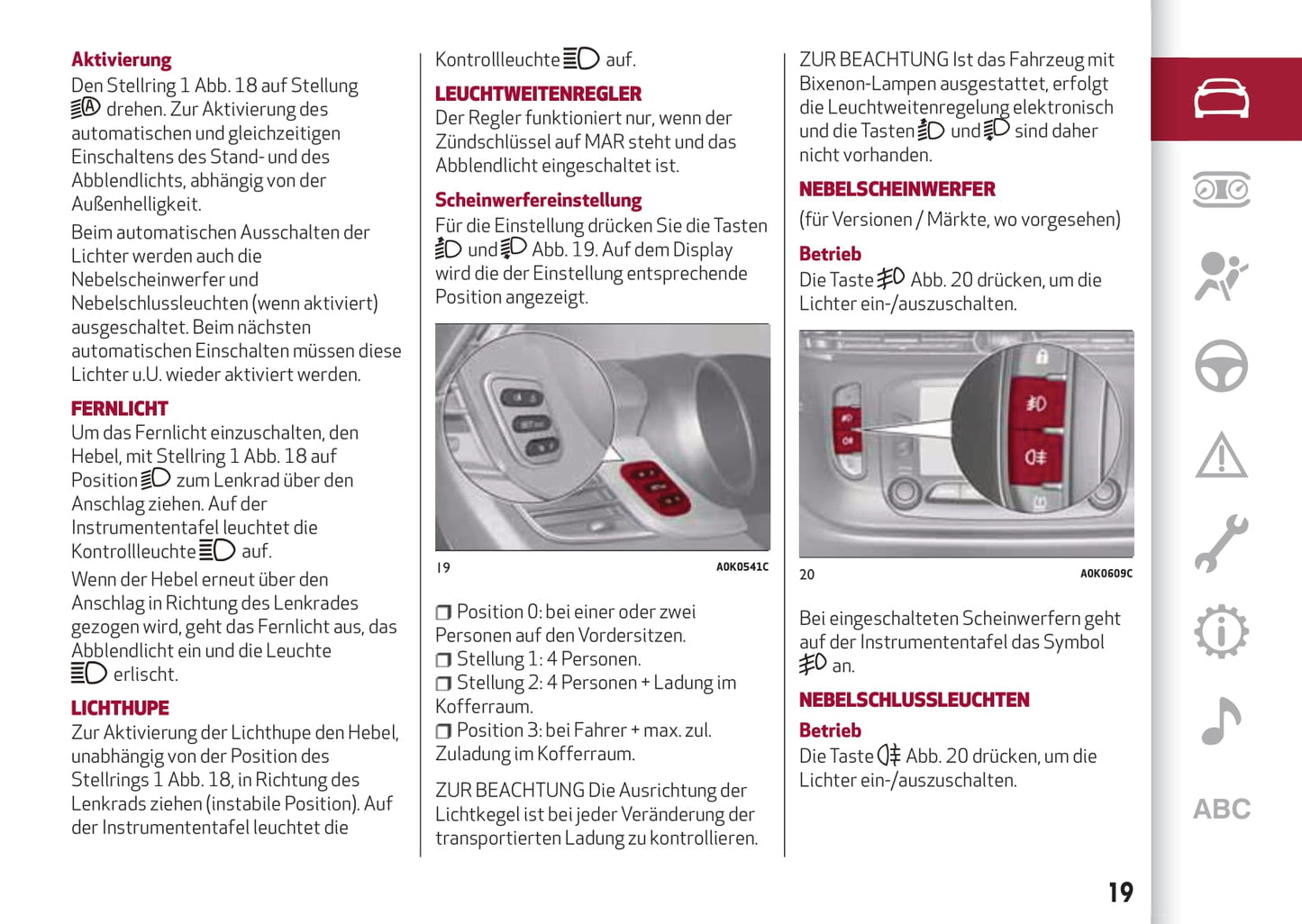 2014-2016 Alfa Romeo Giulietta Bedienungsanleitung | Deutsch