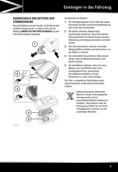 2008 Jaguar XF Owner's Manual | German