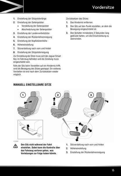 2008 Jaguar XF Owner's Manual | German