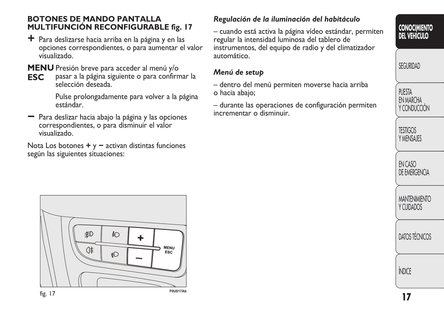 2010-2014 Abarth Punto Manuel du propriétaire | Espagnol