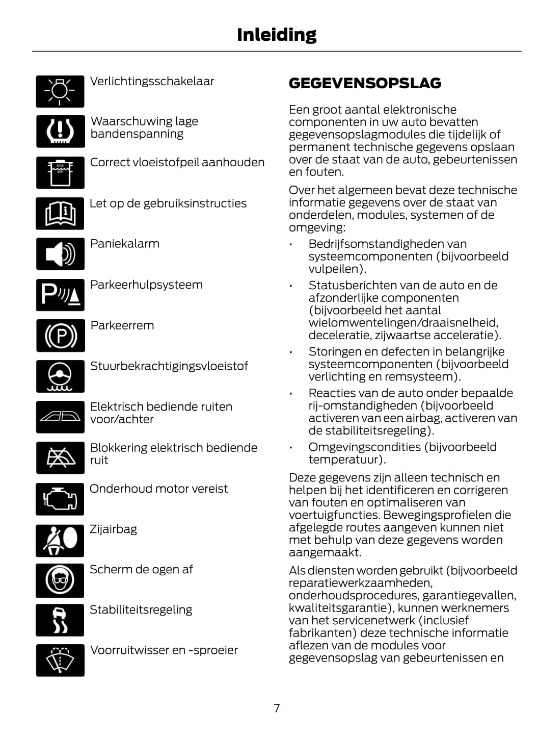 2014-2015 Ford Tourneo Courier/Transit Courier Owner's Manual | Dutch