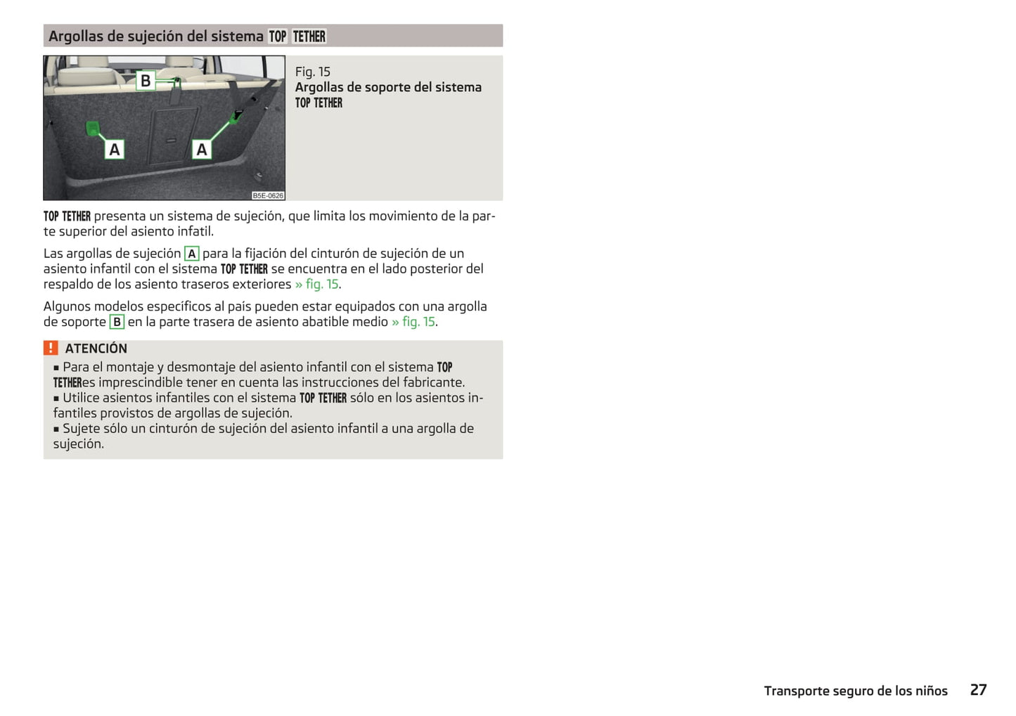 2016-2017 Skoda Octavia Gebruikershandleiding | Spaans