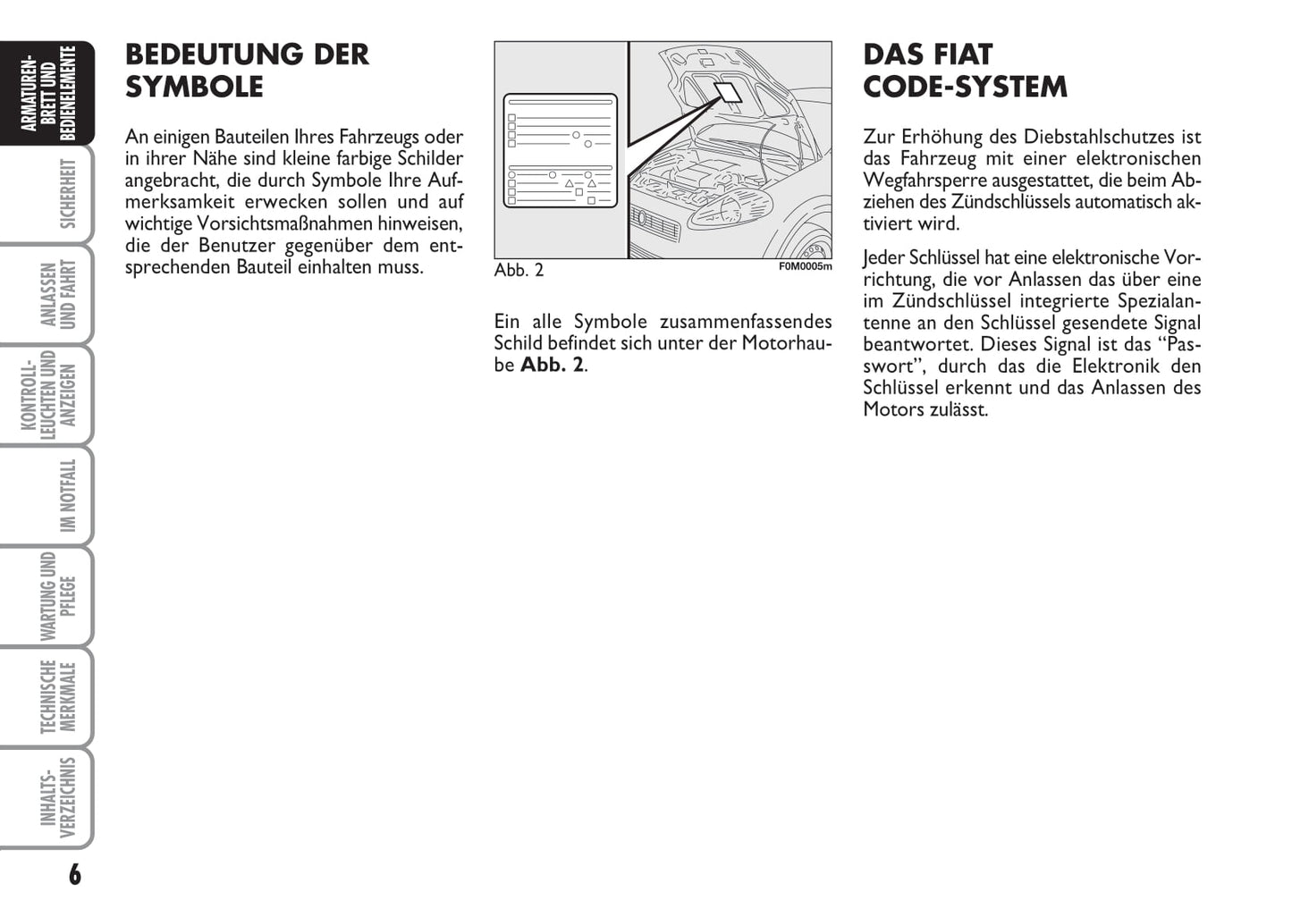 2007-2008 Fiat Punto/Grande Punto Owner's Manual | German