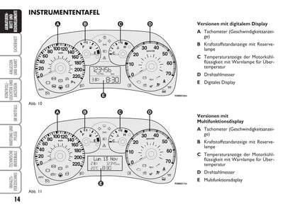 2007-2008 Fiat Punto/Grande Punto Owner's Manual | German