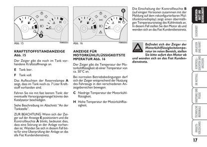 2007-2008 Fiat Punto/Grande Punto Owner's Manual | German