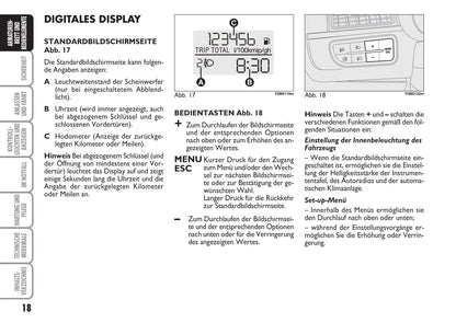 2007-2008 Fiat Punto/Grande Punto Owner's Manual | German