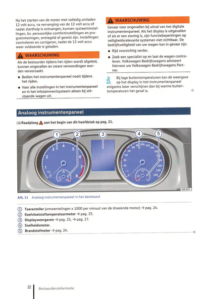 2020-2023 Volkswagen Caddy Owner's Manual | Dutch